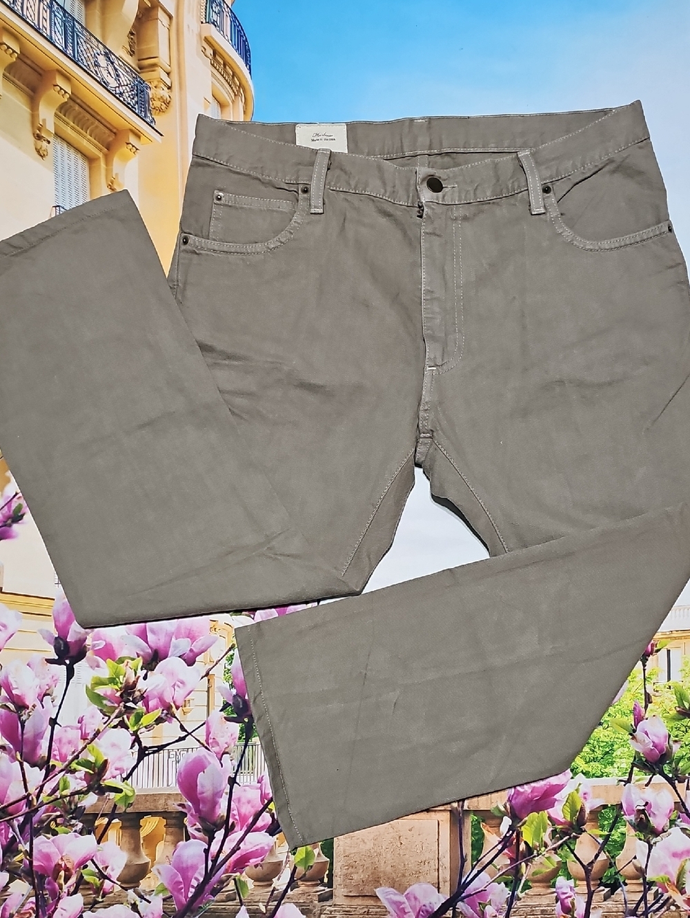 Billy Reid Heirloom Tan Jeans Size 34 Short - Picture 2 of 6